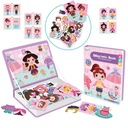 МАГНИТНЫЕ БЛОКИ КНИГА-ПАЗЗЛ ЕДИНОРОГ ОДЕЖДА КУКЛА-ПАЗЗЛ