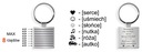 Металлический брелок HEART BEARS OSP AUDI SCANIA и другие дизайны Посвящение ГРАВИРОВКА [HY]