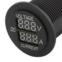 МОТОЦИКЛ АВТО DC 12-24 V ПОДВІЙНИЙ ВОЛЬТМЕТР ЦИФРОВИЙ LED (СВІТЛОДІОД) DD  фото 9