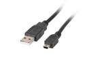 Kabel MiniUSB mini USB Pad PS3 1,8m Lanberg Waga produktu z opakowaniem jednostkowym 0.07 kg