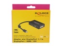 Delock Adapter Pasywny mini DisplayPort 1.1 > DisplayPort / HDMI / DVI