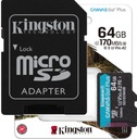 Kingston microSDXC Canvas Go! Плюс карта 128 ГБ 170R A2 U3 V30 + адаптер