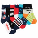 Detské ponožky Captain Mike pruhované 31-34 Kód výrobcu 026401018