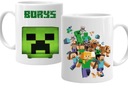 Кружка MINECRAFT + СВОБОДНОЕ ИМЯ + КАРТОН