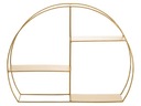 LIVARNO home dekoracyjny złoty regał półka z metalu 45 x 35 x 10,5 cm EAN (GTIN) 4054601074614