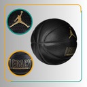 Прочный профессиональный баскетбольный мяч Jordan 7 IN/OUT, черный, размер 7