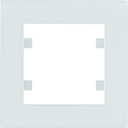 HAGER lumina интенсивный Одинарная белая рамка WL5510