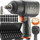 UDAROWY KLUCZ PNEUMATYCZNY BJC do kół 1/2 + ZESTAW NASADEK NASADKI WALIZKA