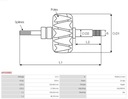 ROTOR ALTERNADOR AR0088S AS-PL 