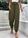 SHEIN SPODNIE DAMSKIE Z KIESZENIĄ KHAKI 38 V9D Marka Shein