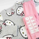 Dievčenské bavlnené pyžamo s dlhým rukávom Hello Kitty 104 Stav balenia originálne