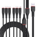 КАБЕЛЬ XO 1 и 2 м, 6 в 1, USB — Micro USB-C LIGHTNING