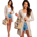 Modny Wygodny Kobiecy SWETER Narzutka KARDIGAN 3520