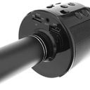 Mikrofon do karaoke bezprzewodowy z głośnikiem czarny usb głośnik studyjny Charakterystyka kierunkowa dookólna (kołowa)