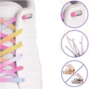 Шнурки без завязок, 2 вида разноцветных металлических застежек.