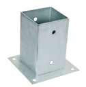 Опора столба с основанием ПП-1 71х150х2,0 Оцинкованная