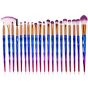 ZESTAW 20 PĘDZLI JEDNOROŻEC UNICORN PĘDZLE DO MAKIJAŻU TWARZY OCZU AG798