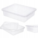 Коробка-коробка, закрытый пластиковый контейнер, ящик 10л с крышкой, контейнеры