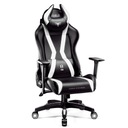 Вращающееся игровое кресло Diablo X-Horn 2.0 King Size, черно-белое