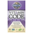 Garden of Life Vitamínový kód RAW Zinok 60 vkaps Ďalšie vlastnosti bez aspartamu bez cukru bezlepkový bez laktózy