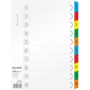 ВКЛАДЫШИ ДЛЯ НОМЕРА ДЛЯ БИРУФОЛ А4 ламинированный 1-10