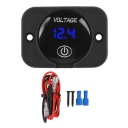 VOLTMETER DIGITAL LED MEASURER TENSIONS 12/24V WATERPROOF PANEL NAPIECIOWY  photo 13