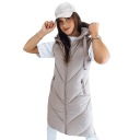 ЖИЛЕТ ЖЕНСКИЙ СТЕГАНЫЙ, С РУКАВАМИ, размер. С