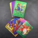 Красочный радужный пакет с карточками покемонов, 10 шт.