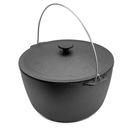 Кастрюля чугунная, серия ТУРИЗМ, 10л.