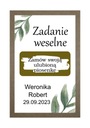 ZDRAPKA Z ZADANIEM WESELNYM RÓŻNE WZORY PAPIER ECO