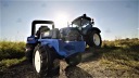Педальный трактор FALK New Holland с прицепом