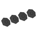 4PCS CENTER CENTER HUB COVER КОМПЛЕКТ КОМПЛЕКТ КОМПЛЕКТ ЧОРНА ЧОРНА PELNA 14  (17838522848) фото min 5