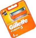Сменные лезвия для бритвы Gillette Fusion5 4 шт.