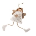 КУЛОН «АНГЕЛ РОЖДЕСТВЕНСКАЯ ЕЛКА» Белый