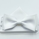 ДЕТСКИЙ БЕЛЫЙ ДЕТСКИЙ ГАЛСТУК-БАБОЧКА