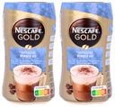 Cappuccino Nescafe Menej Cukrová krémová káva 2x250g Gold čokoláda z Nemecka