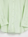Weekday zelená voľná košeľa z popelínu defekt L Materiálové zloženie w opisie