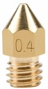 Сопло Creality Ender 3 MK8 M6 0,4 мм для 3D-принтеров