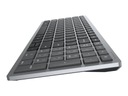 Súprava klávesnice a myši Dell sivá Dizajn klávesnice číselný blok nízkoprofilové klávesy