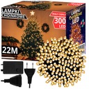 РОЖДЕСТВЕНСКИЕ ОГНИ 300 LED ТЕПЛЫЙ БЕЛЫЙ 22M ЦЕПЬ СВЕТОВ ДЛЯ ПРОГРАММАТОРА