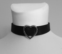 Ожерелье-чокер с каменным воротником в форме сердца O033