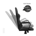 Kancelárska otočná stolička Pohodlná moderná Mark Adler Boss 4.2 Black Farba čalúnenia čierna