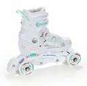 Rolki Wrotki Łyżwy 4w1 Regulowane RAVEN Spirit White/Mint 40-43