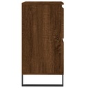 vidaXL Komoda, hnedý dub, 60x35x70 cm, materiál na báze dreva Farba nábytku Zlatý dub