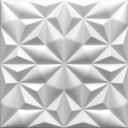 Белые 3D световые короба, декоративные панели ОНИКС, 1м2