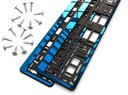 2 X RAMKA POD TABLICE REJESTRACYJNE NIEBIESKA + 2 kpl. wkrętów GRATIS!!!