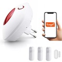 БЕСПРОВОДНАЯ СИРЕНА СИГНАЛИЗАЦИЯ 110 дБ WiFi TUYA + 3xPIR