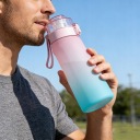 Пляшки Для Води 650Мл Рожевий Бетмен 0,65 L