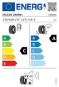 4x LETNÁ PNEUMATIKA 235/60R17 Falken VAN01 S C Profil pneumatík 60