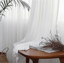 ОРГАНЗА БЕЛКА 25м белые тюлевые шторы для стола мягкие изящные декоративные шторы
